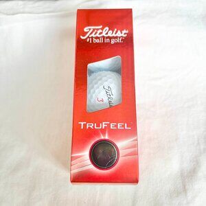 Titleist TruFeel Golf Balls White 3 Pack New in Box
